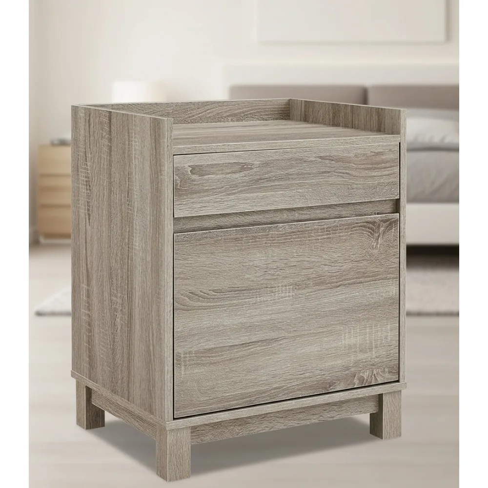 

Compact Gray Filing Cabinet 22 Inch Wide, Hanging File Drawer, Home Office Storage Solution for Small Spaces