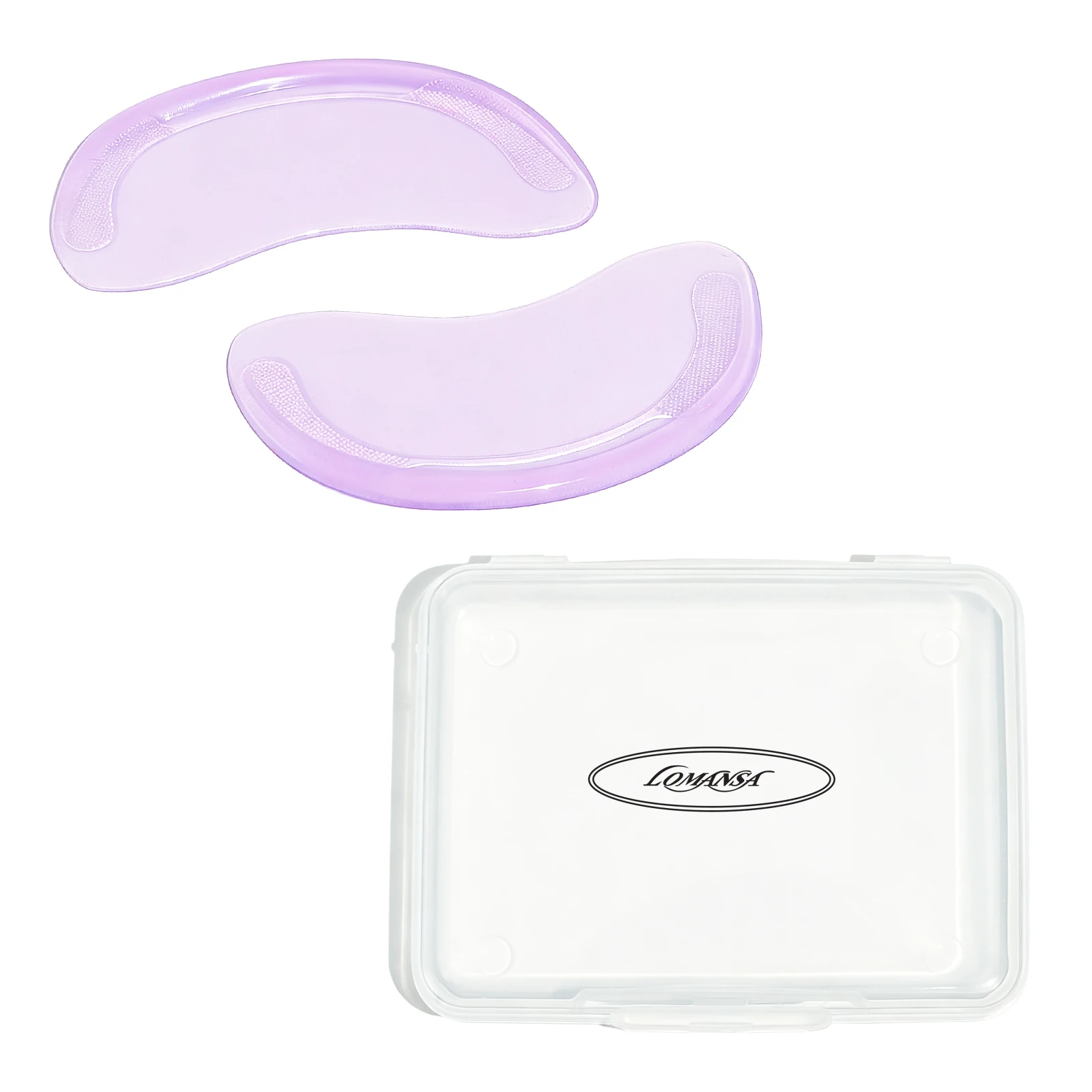 Lomansa Koreanische Super-Haftende Jellyfish Flat Lash Lift Shields Wimpernlift-Stäbchen Klebefrei für Nr. 1 Perm Weichmachende Wimpernlift-Pads Werkzeug