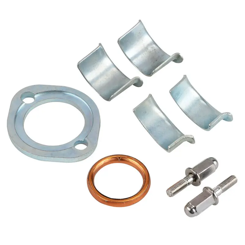 Accessories Exhaust collet clamp kit ​ Collars For Honda CG125 XL CB 125s Muffler Parts Replacement Practical New