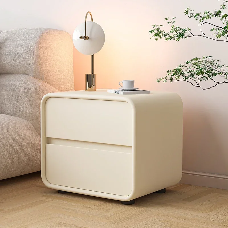 Designer Living Room Bedside Table Auxiliary Tables Storage Locker Bed Desk Nightstand Nordic Meble Closets Wood Side