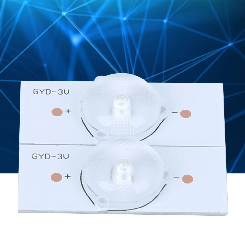 20 قطعة 3 فولت SMD حبيبات مصباح مستديرة متفاوتة الأحجام الألياف الزجاجية مجلس مع عدسة بصرية فليتر ضوء حبة توفير الطاقة الأبيض مصلحة الارصاد الجوية LED عدسة الاستخدام المنزلي #4