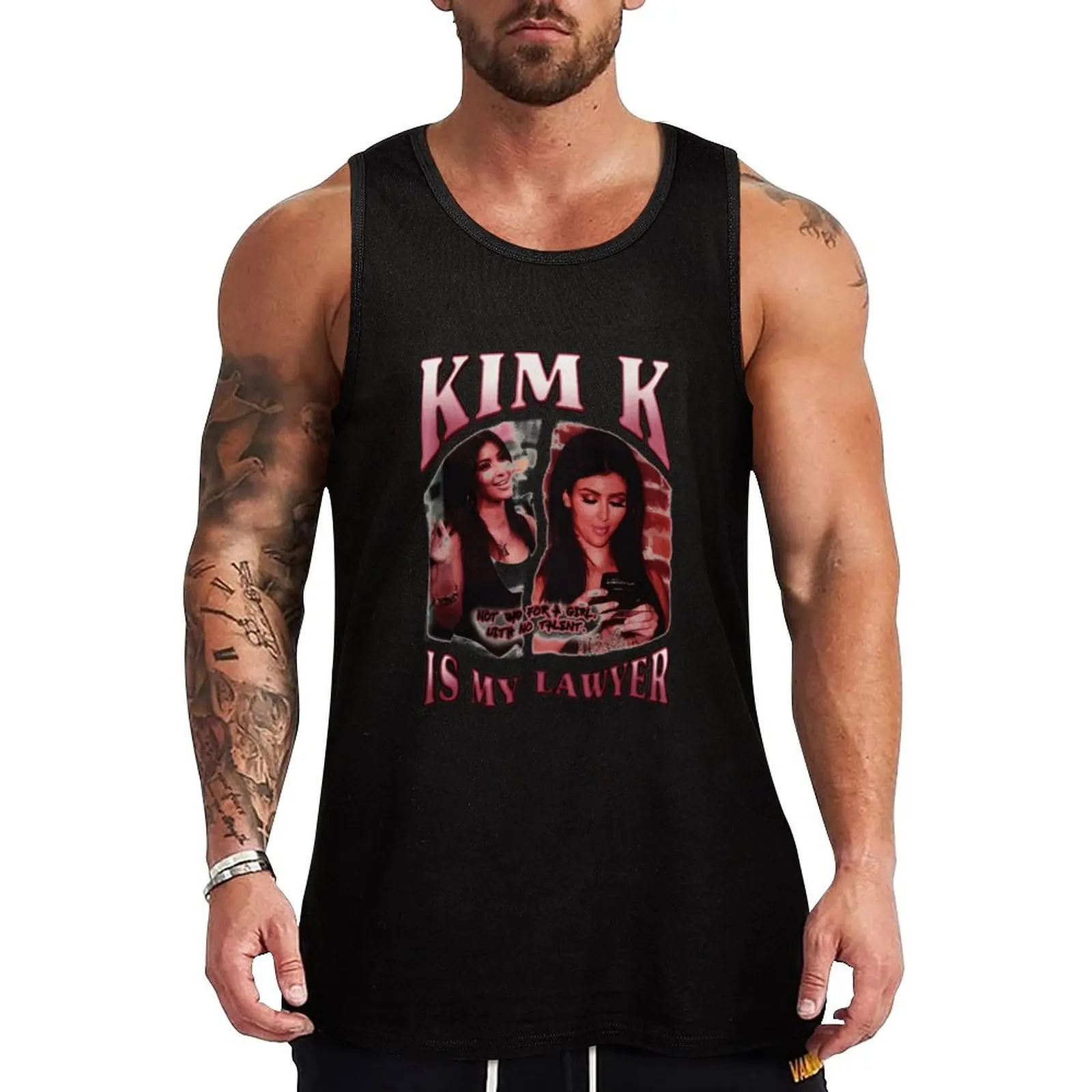 

Kim My Lawyer 04 Tank Top plain t-shirt Men's clothes Men's gym t-shirt