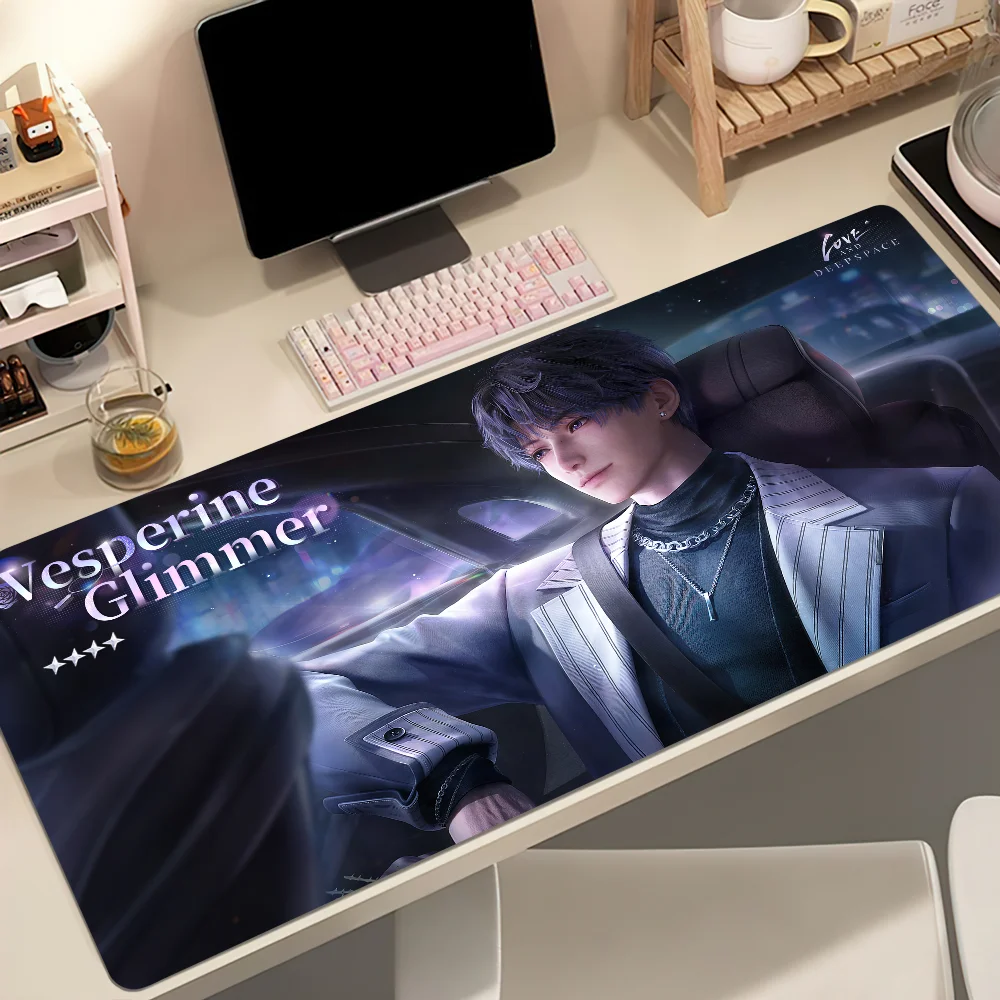 Game Love and Deepspace Sylus Rafayel Mouse Pad Non-slip Thickened MousePad Student Cushion Large Writing Gaming Lockedge Office