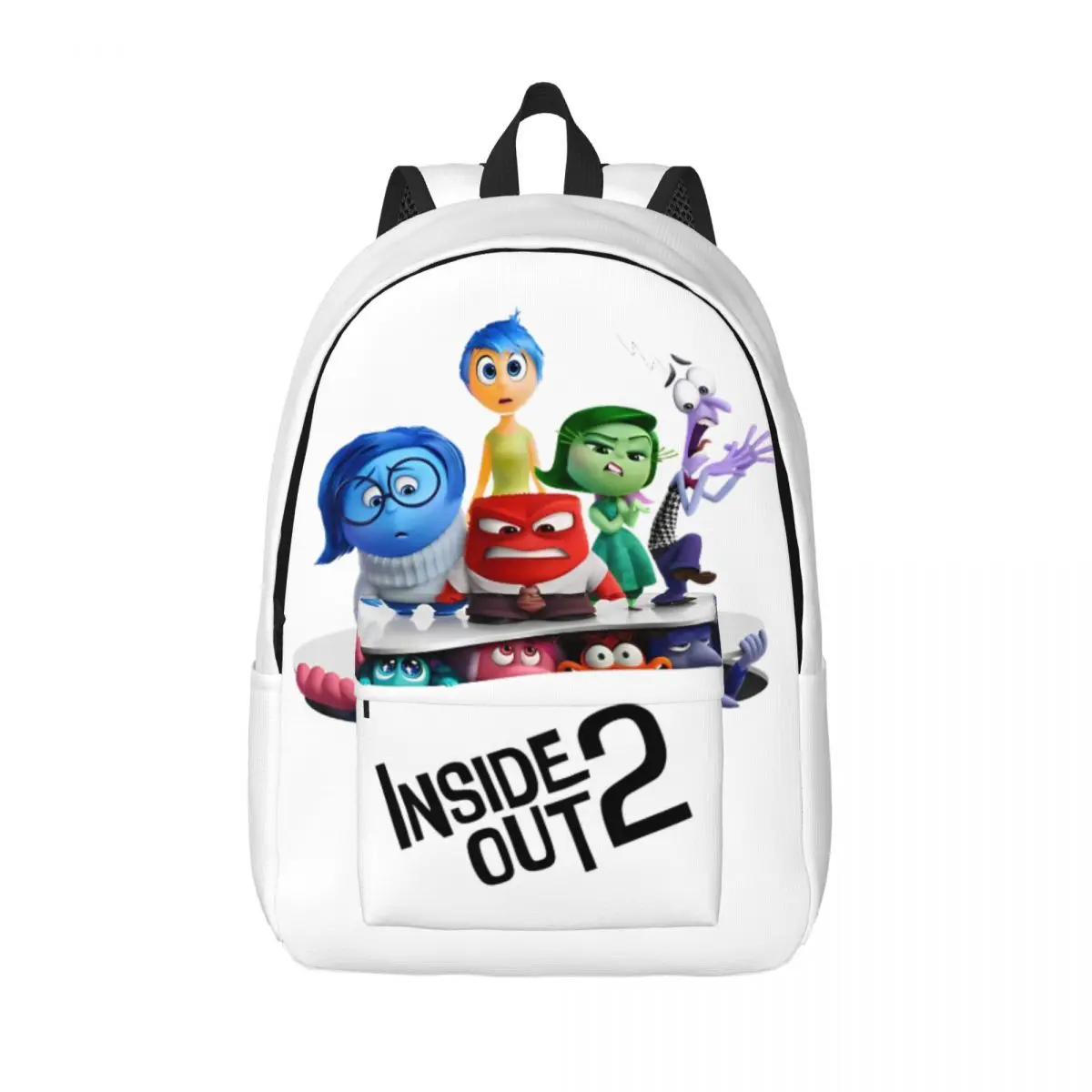 

Inside Out Backpack for Boy Girl Kids Student School Bookbag Meme Cartoon Action Daypack Kindergarten Primary Bag with Pocket