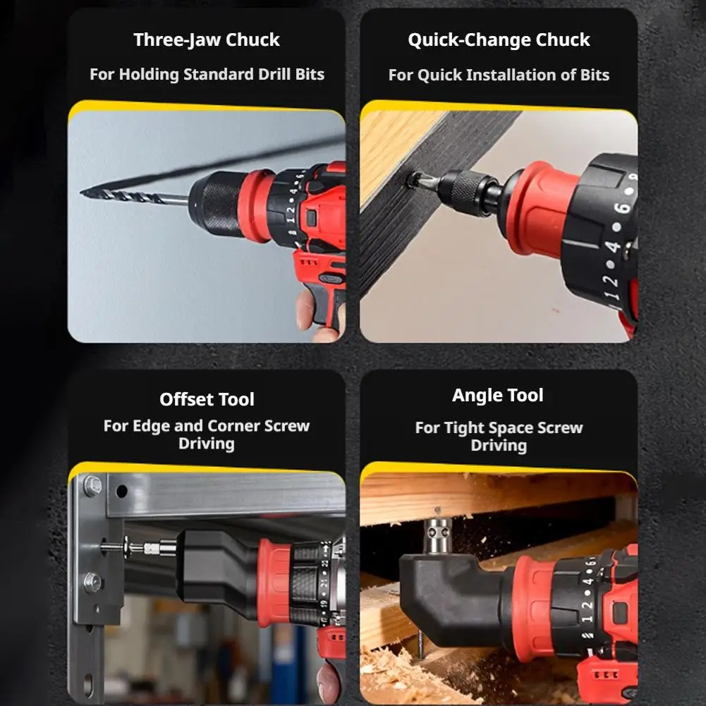 6.35mm Quick Release Drill Chuck Adapter Hex Bits Universal Drill Conversion Tool Corded Cordless Electric Drills Screwdriver view 5
