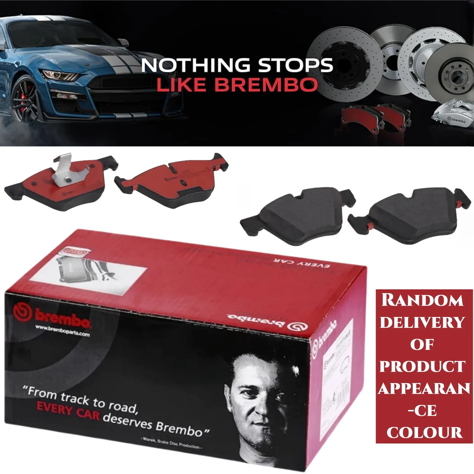 

Brembo P06060N Premium Ceramic Front Disc Brake Pad Set BMW/BMW (BRILLIANCE) OE# 34116858047