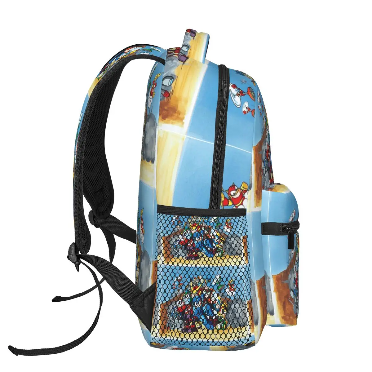 Classic Megaman 2 Backpacks Boys Girls Bookbag Students School Bags Cartoon Laptop Rucksack Shoulder Bag Large Capacity