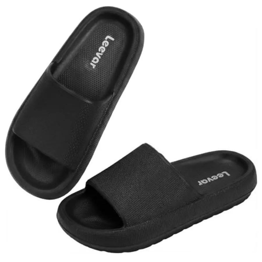 

Cloud Slides for Women and Men - Soft, Comfy, Relax Cloud Slippers, Thick Sole, Non-slip Slides for Men, Easy to Clean, Shower,