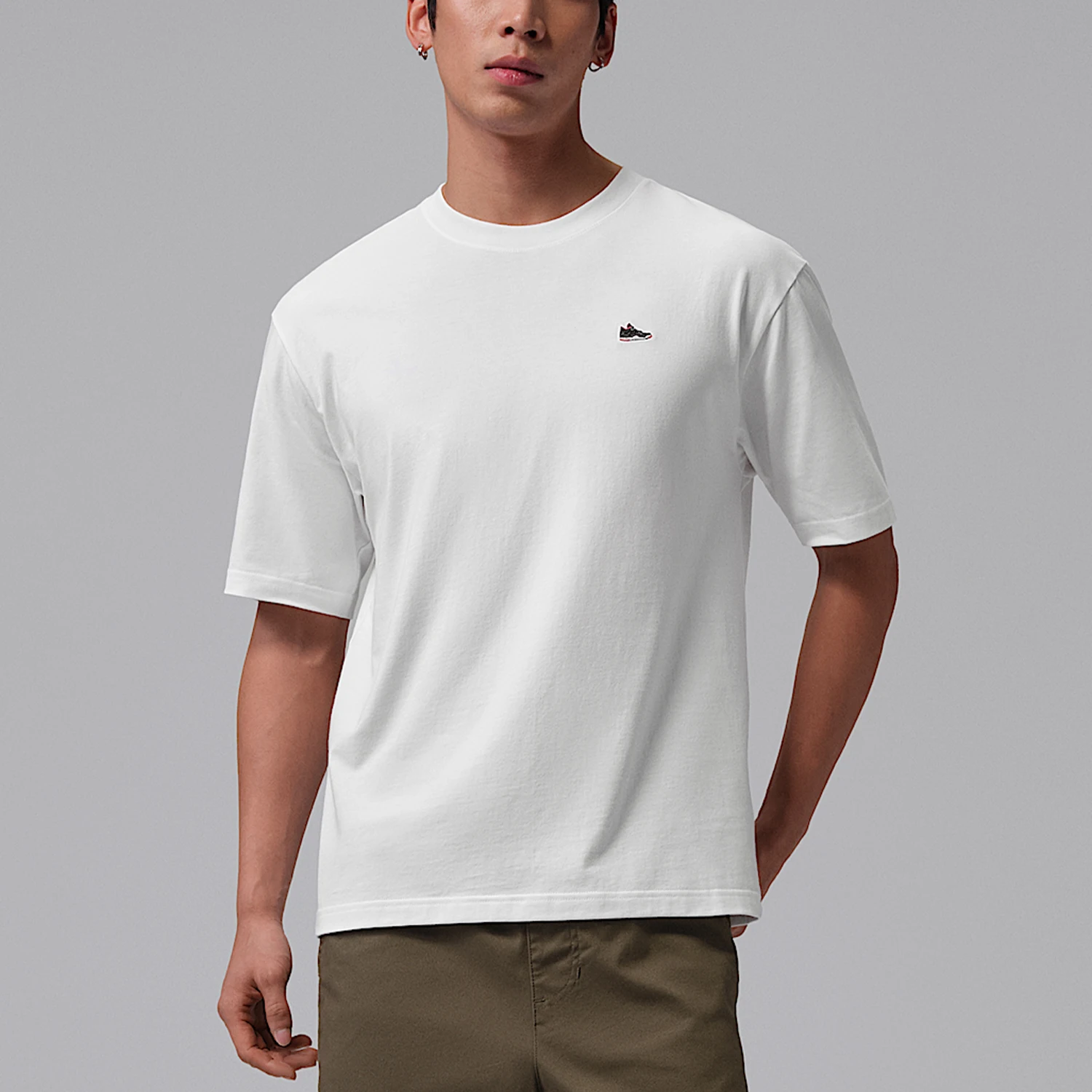 Nike genuine Jordan men's simple breathable sports short sleeved T-shirt IF3108-100