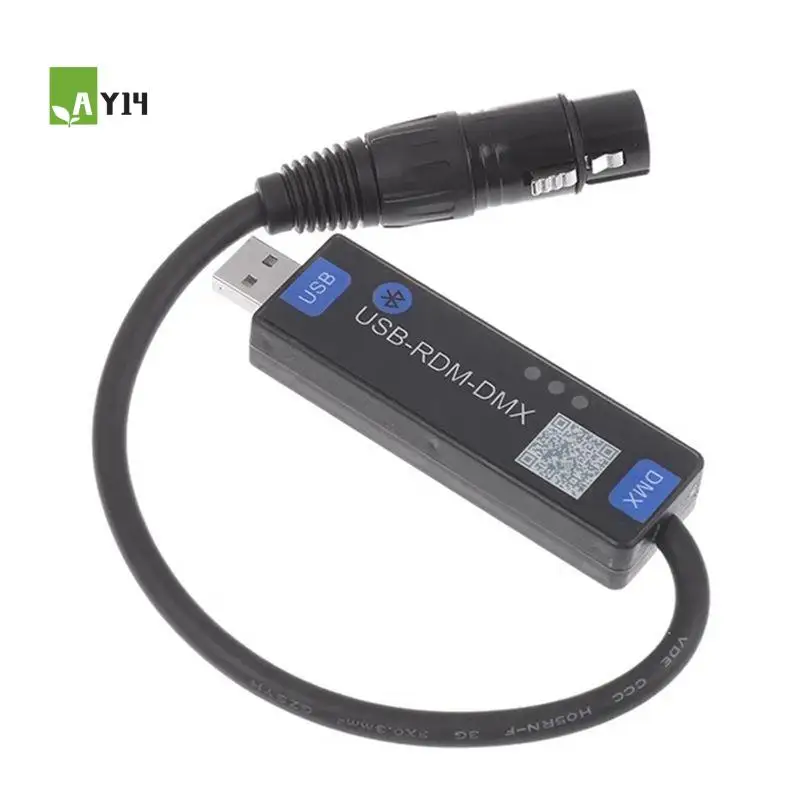 AY14 -DMX512 USB-RMD-DMX Mobile App DMX Dialer Stage Light Wireless Bluetooth DMX Controller Only Supports For Android Devices