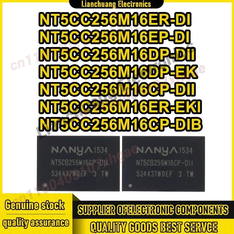 5Pcs Nt5Cc256M16Er-… - image