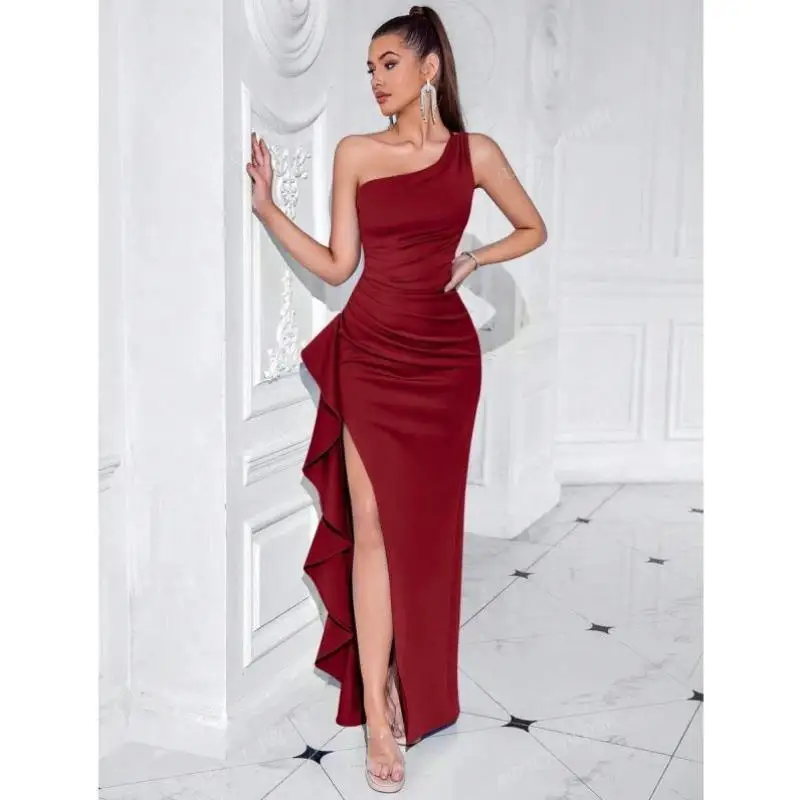 

V 65676 New Cross-Border oulder-Baring Fibone Pleat Front Casual Sportswear Set for Men Autumn Seven-Quarter Sve