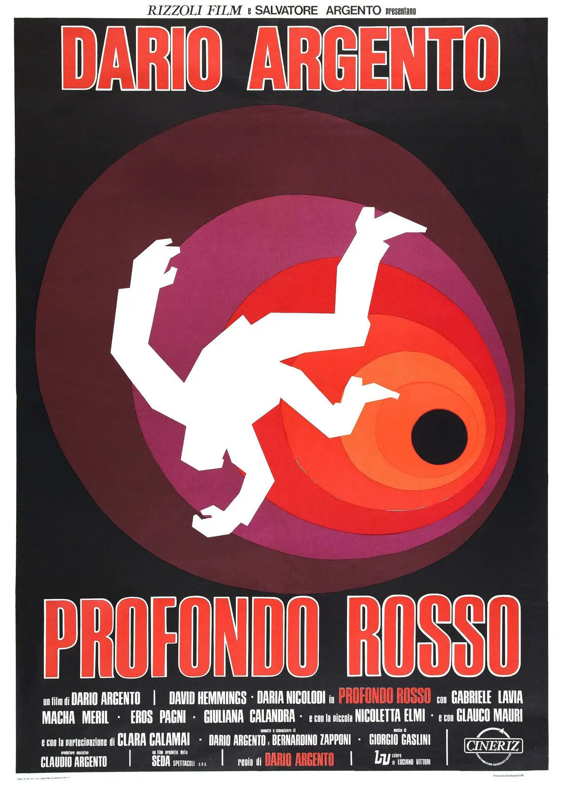 Art Decor Profondo rosso (1975) Wall Art Canvas Painting Silk Poster Home Decoration