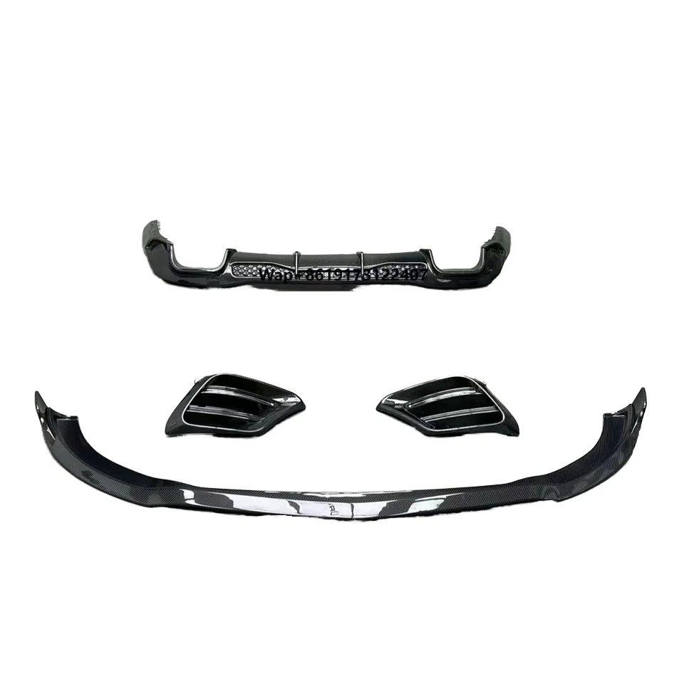 

Car W223 Modified Upgraded Carbon Fiber Front Lip Rear Diffuser Spoiler Bumper Body Kit for S-Class W223
