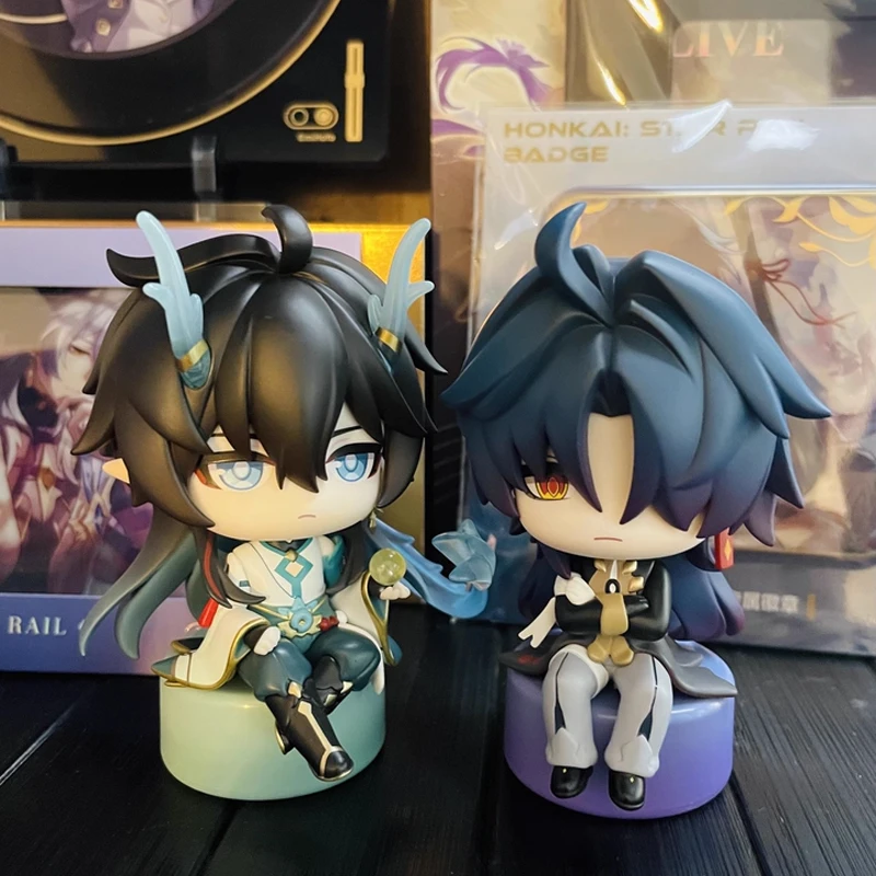 

Genuine Mihoyo Original Honkai: Star Rail Kafka Jimi'S Reception Room Series Of Q-Version Figurines Argenti Blade Action Figures