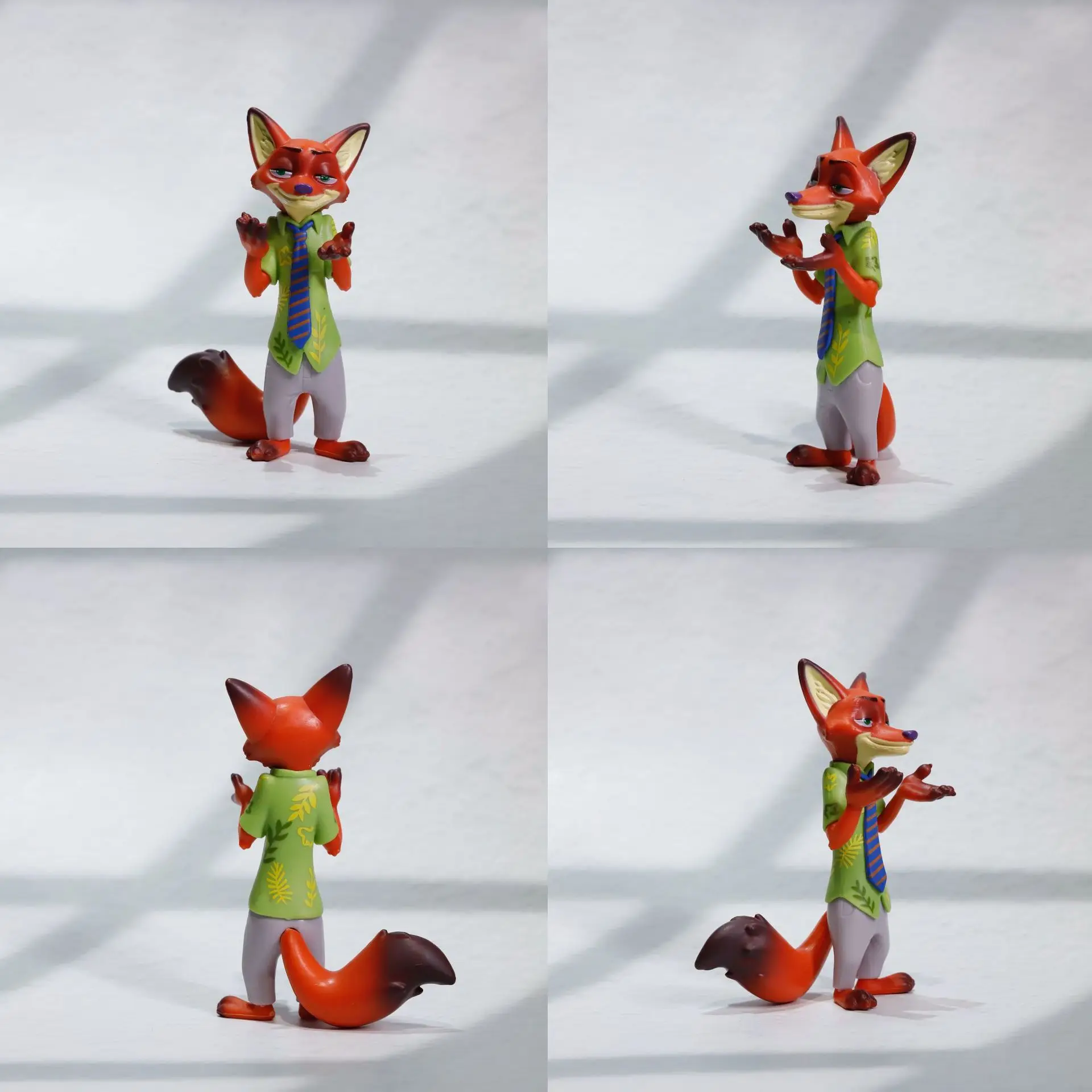 6 شخصيات على شكل حيوانات معبر متروبوليس: تماثيل ألعاب جودي هوبس ونيك وايلد لصندوق أعمى للدمى