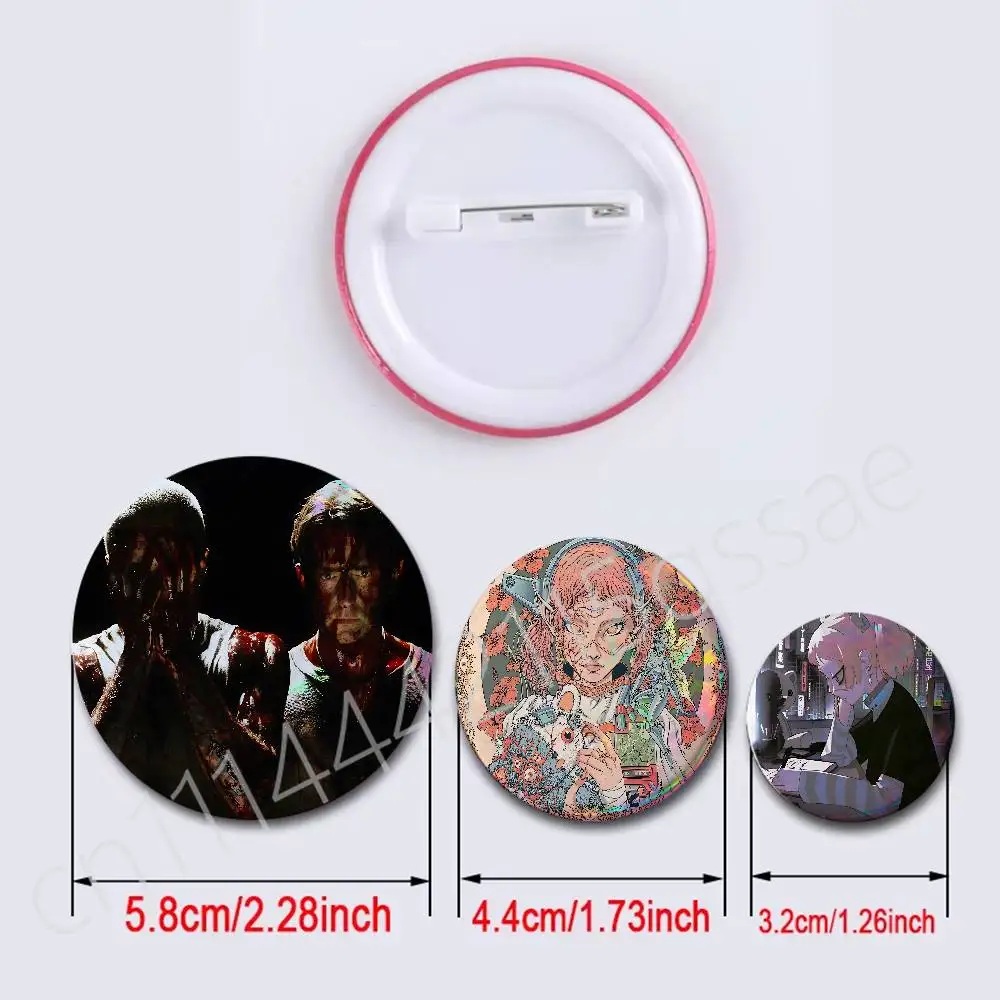 FOR BMTH PostHuman Creative Brooches Character Icon Badges for Clothes Decoration Backpack Accessories Gifts