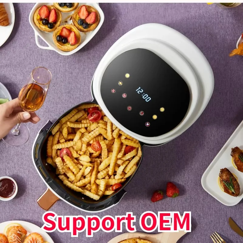 New Arrivals 8L 1400W  Smart Touch Screen Custom Oil Free Electric Deep Fryer Hot Air Fryer - view 5