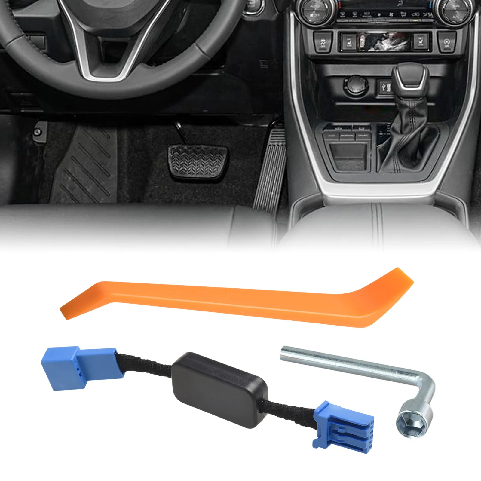 For Toyota For RAV4 Car Accessories Engine System Cable Black For Toyota For RAV4 Fuel Cost Saver Plastic Material