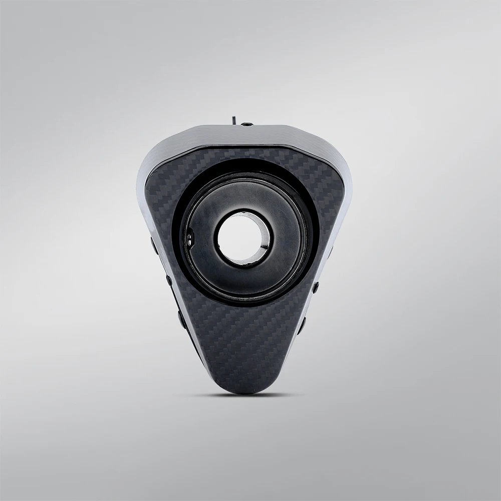 60 مللي متر العالمي للدراجات النارية العادم ألياف الكربون الهروب الخمار ل ZX14R CBR1000RR-R بوسا GSX1300R GSX1000 #3