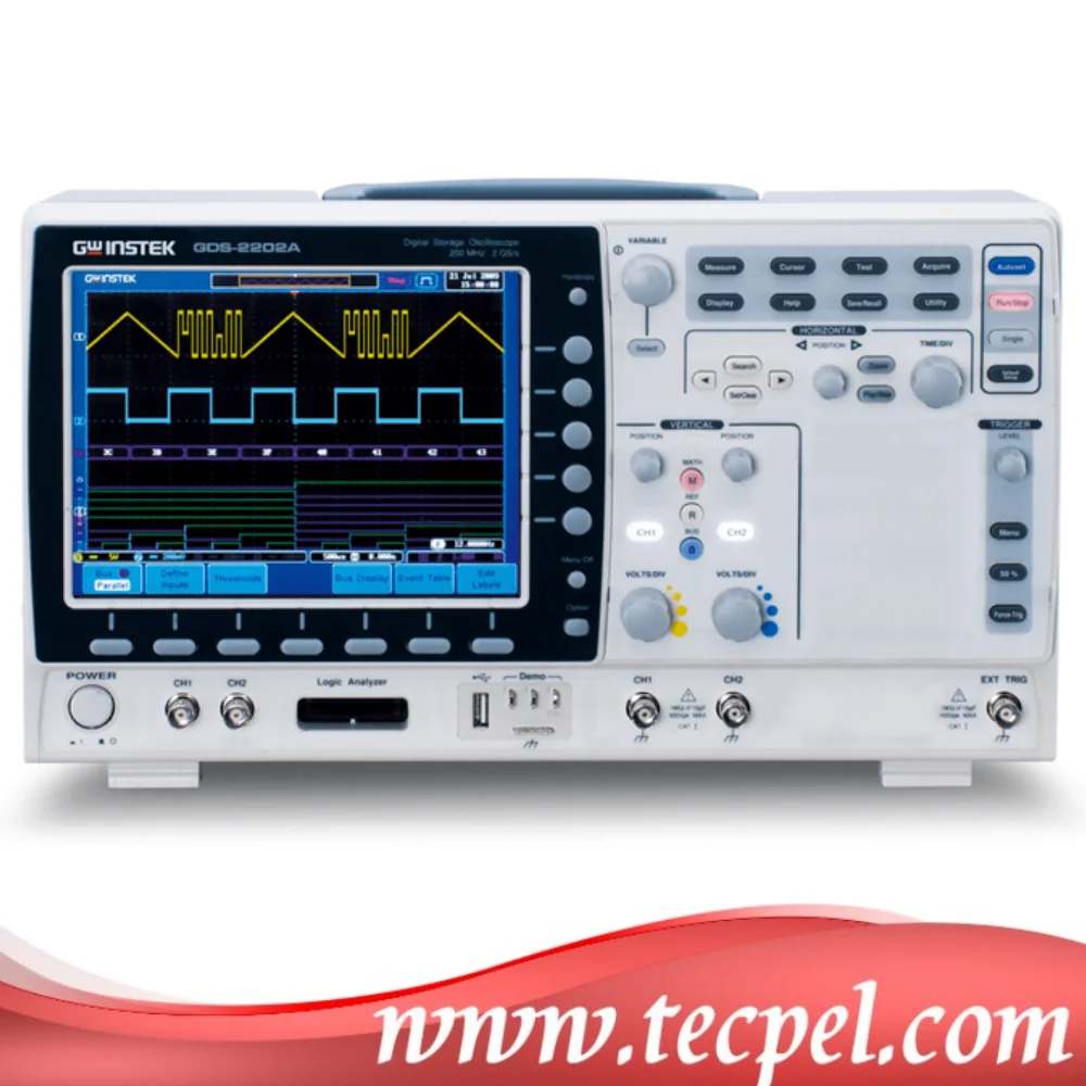 Digital Storage Oscilloscope 4 Channel 100Mhz - GWINSTEK GDS-2104A COLOR DSO ออสซิลโลสโคปดิจิตอลแบบจัดเก็บข้อมูล 4
