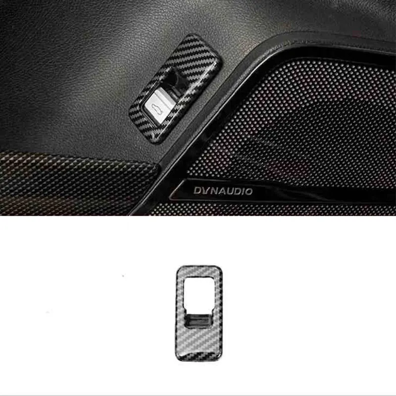 car taildoor switch control button trims carbon fiber decoration for byd tang 2021 2022 2023 2024 2025 auto accessories