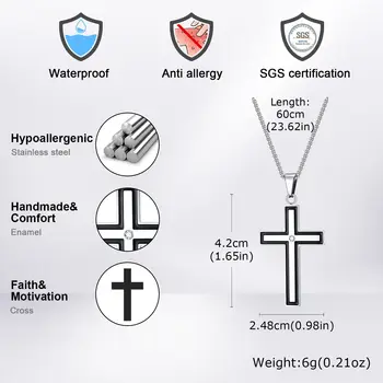 10 best sales Pendentif croix pour homme - №10