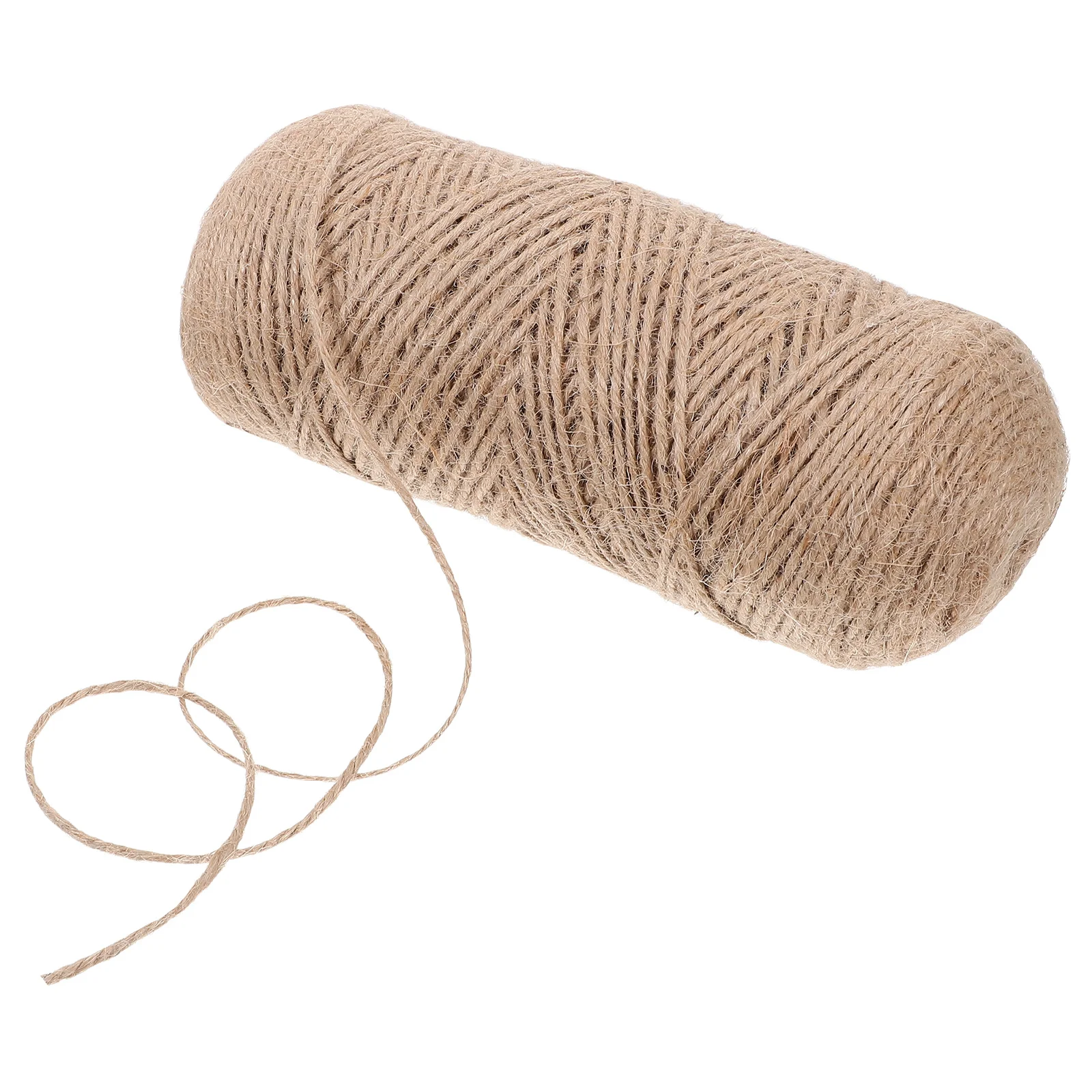 

1 Roll 2Mm Jute Twine For Crafts Diy Rope String Gift Tag Hanging Decor Packaging Binding Natural Fiber Craft Rope
