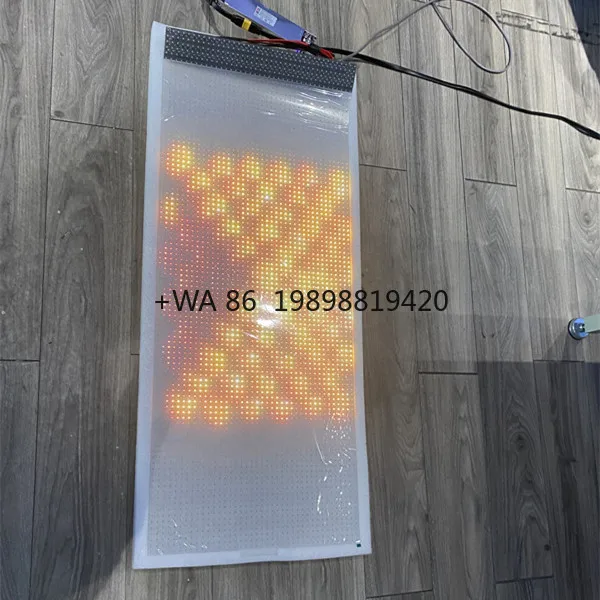 Lightweight Foldable LED Magic Carpet Screen, Hologram Flying Display, Textile LED Screen for    Show Advertising