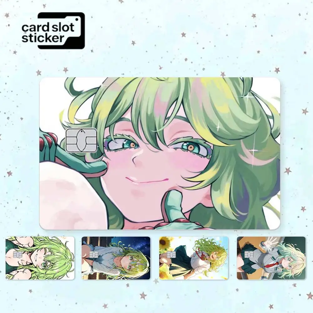 Anime Hagakure Toru MHA  Credit Card HD Stickers Small Chip Waterproof Sticker Game Card Decal Gift