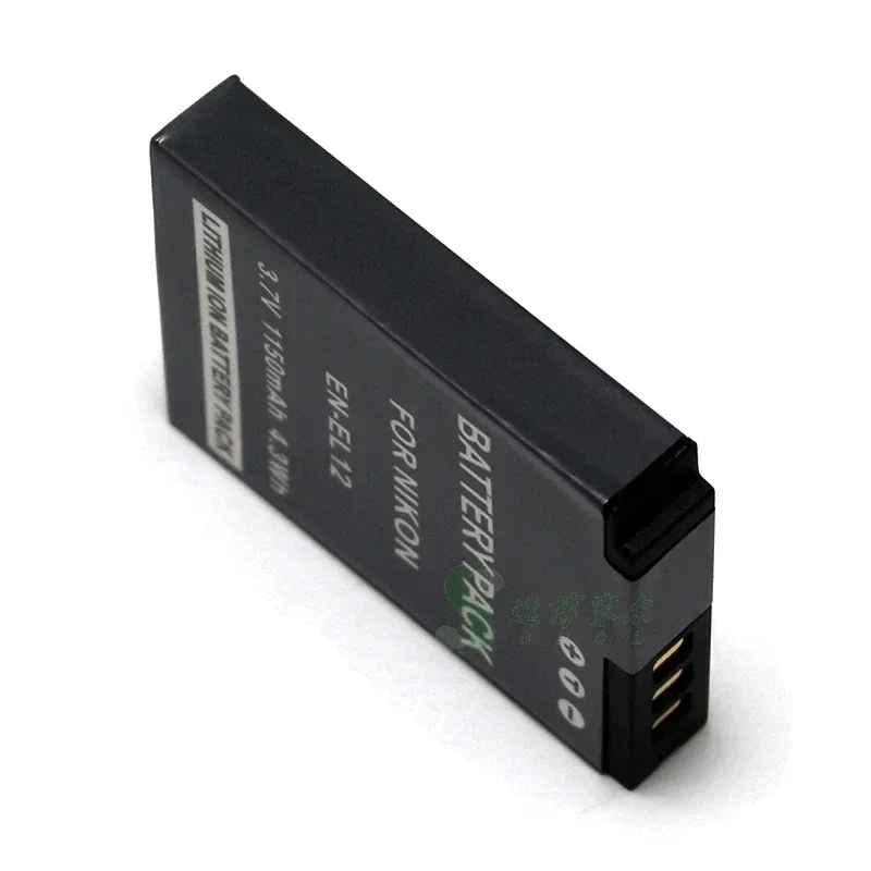 EN-EL12 Battery for Nikon KeyMission 170 360 COOLPIX A1000 B600 W300 A900 AW130 S9900 P340 S9700 AW120 S9600 P330 S9400 Camera