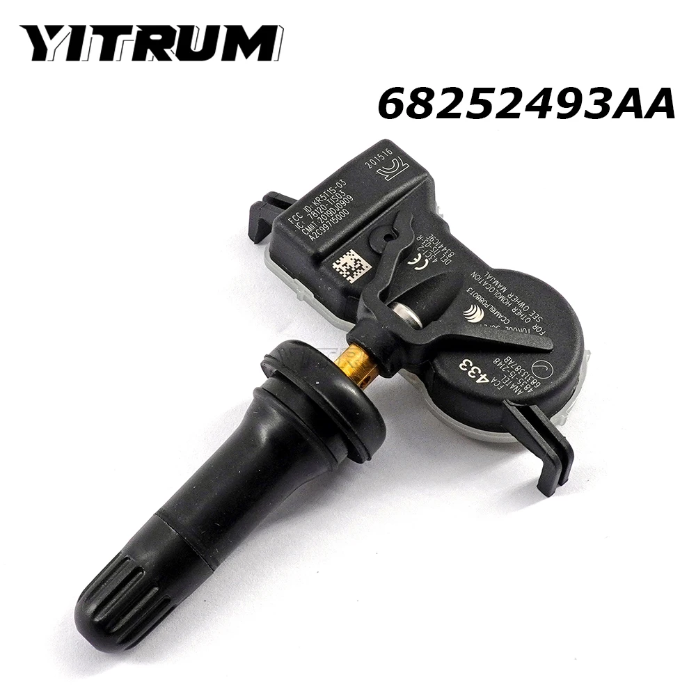 

YITRUM 68252493AA For Dodge Durango Jeep Compass Renegade Chrysler Voyager Fiat 500X TPMS Car Tire Pressure Sensor 68105280AE