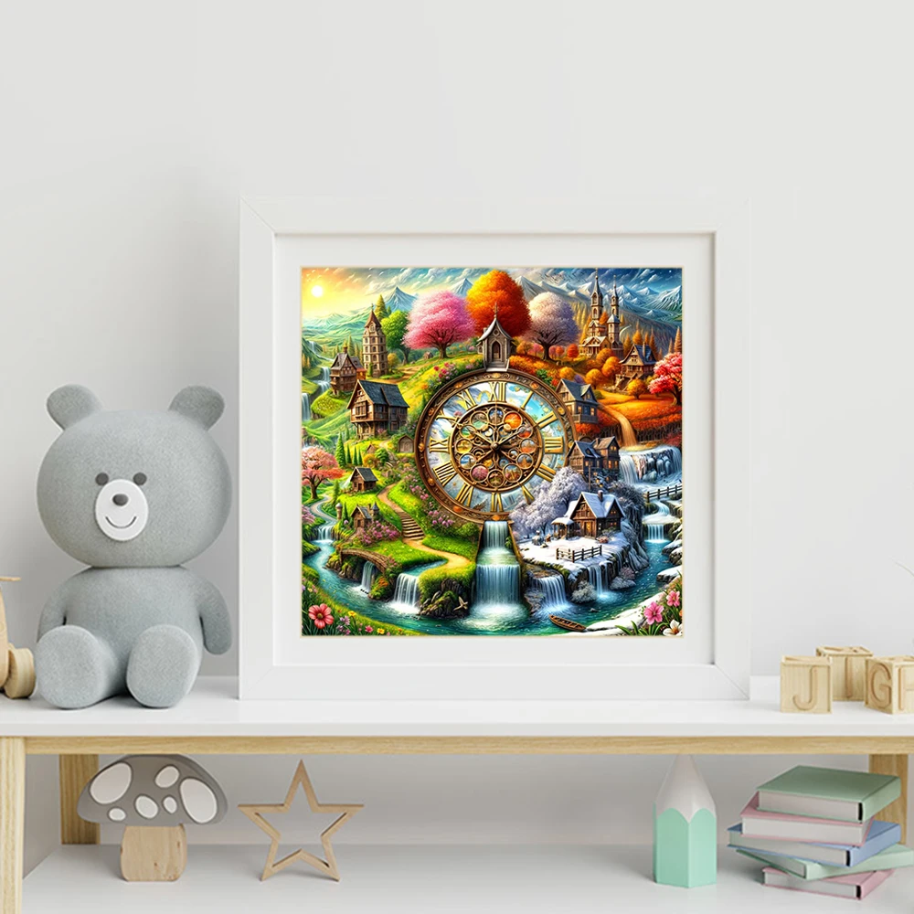 Алмазная мозаика Evershine Hou – обзор и цена Resin Art Clock