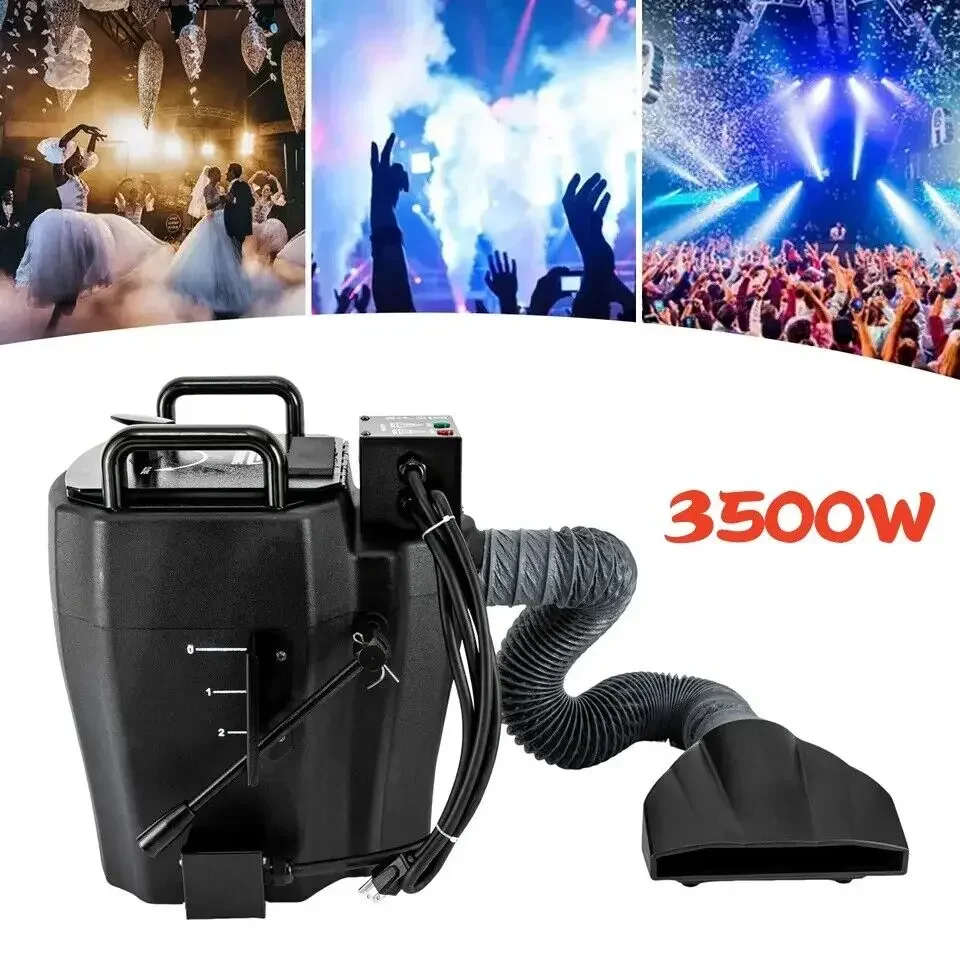 

3500W low lying fog machine Water smoke machine effect equipment performance wedding party stage Dry Ice Effect Smoke Machine