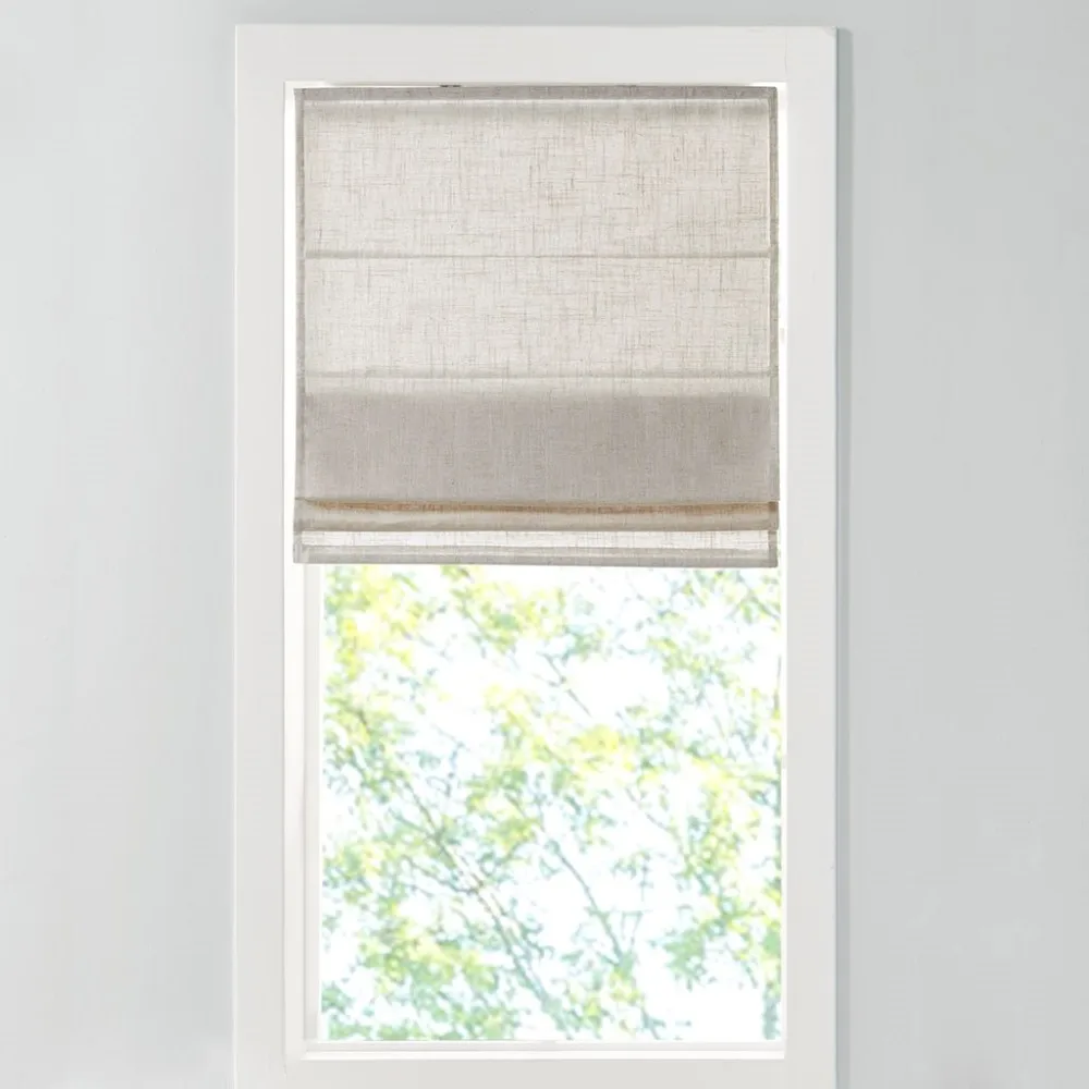 Linen Blend Light Filtering Cordless Roman Shade