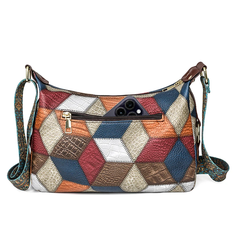 Torba Vintage dla kobiet nowy Trend torebka w stylu Retro torebka damska markowa skóra ekologiczna torba listonoszka wszystkich pasująca Crossbody