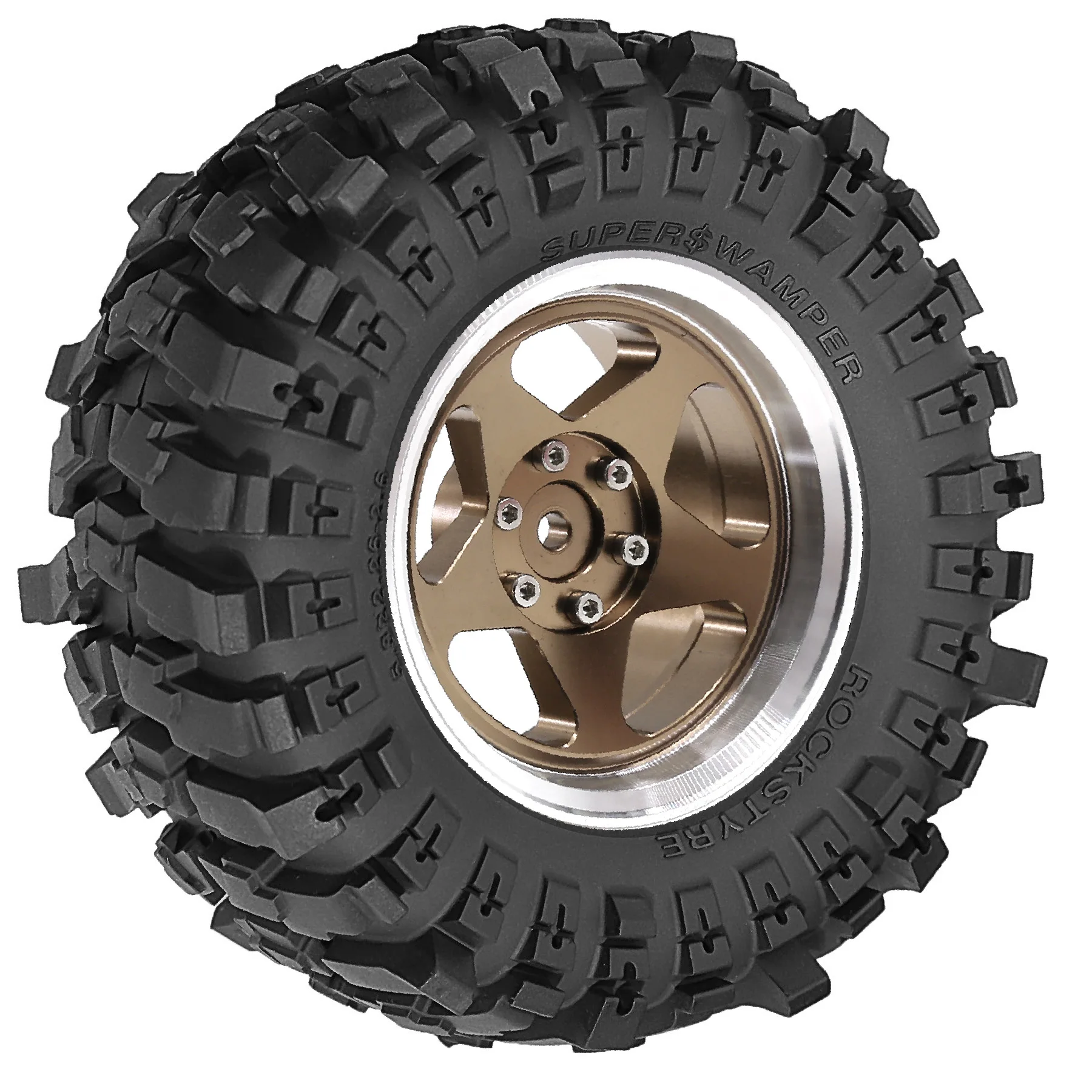 جديد نك الألومنيوم 2.6 "Beadlock 12 مللي متر 17 مللي متر محور عجلة حافة ل RC 1/10 1/8 محوري RB10 Ryft KM محوري SCX10 الشبح RR10 YIKONG