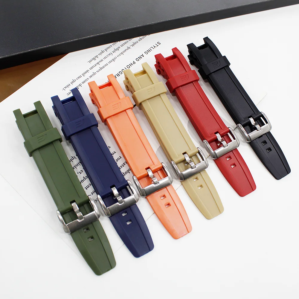 حزام الساعة لـ EQW-A1200RP EQW-A1200 حزام ساعة مطاطي ناعم حزام سوار من البولي يوريثان ملحقات الساعة تأتي مع الأدوات