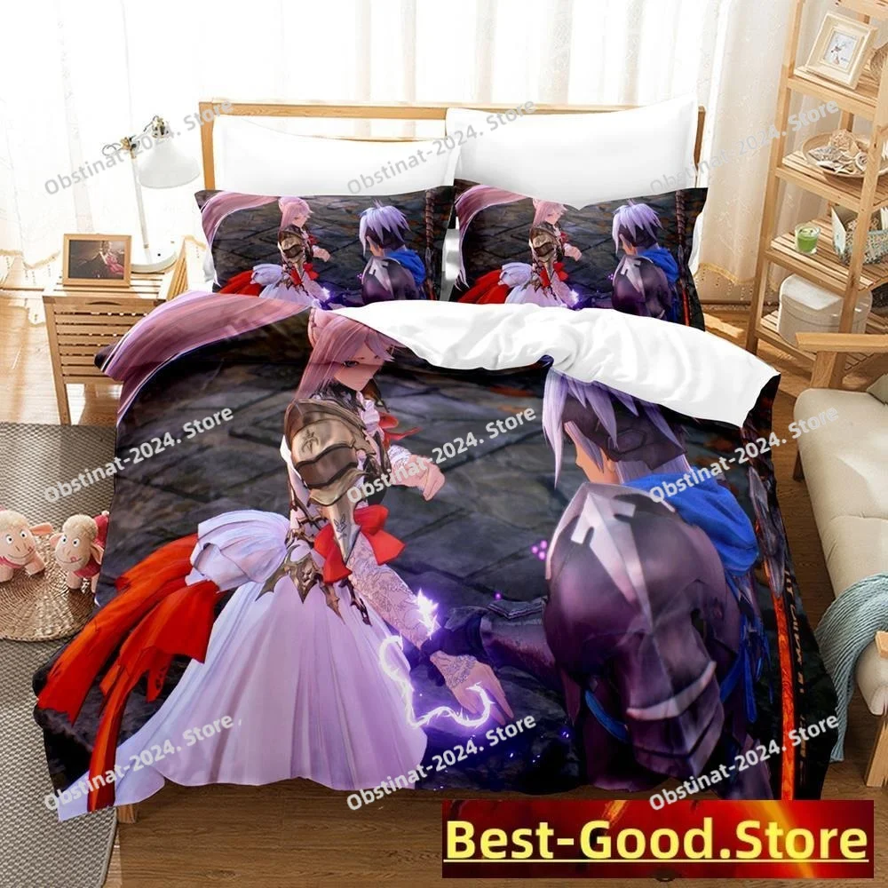 Tales Of Arise Bedding Set Single Twin Full Queen King Size Bed Set Adult Kid Bedroom Duvetcover Sets Anime Parure De Lit Bed - view 2
