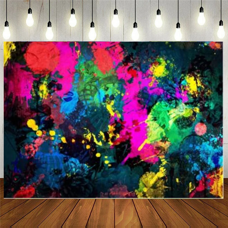 

Abstract Graffiti Painting Photography Backdrop Party Game Video Studio Photo Background Props