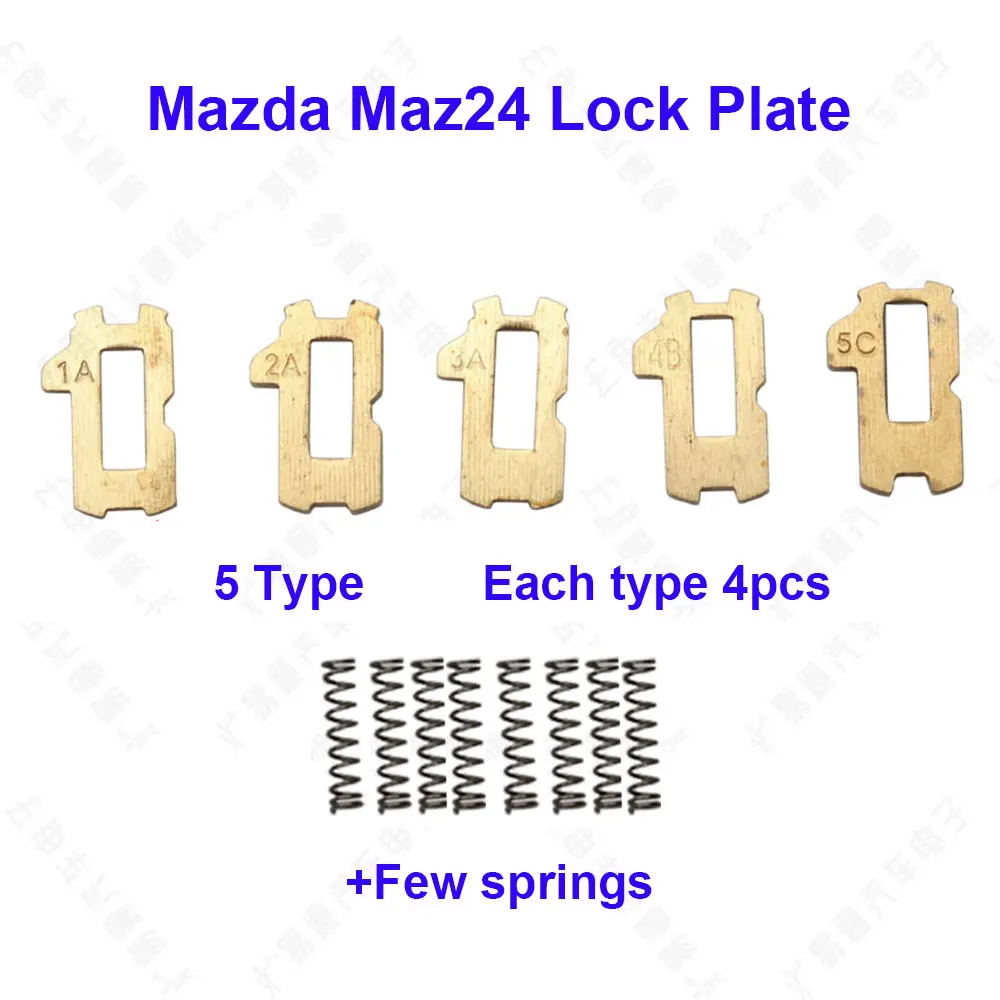 

20pcs MAZ24 Car Lock Reed For Mazda auto lock spring Car Lock Tablets Lock Spring Locking Reed AutoLock