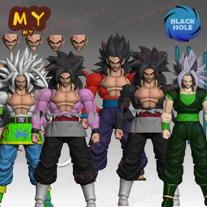 

Black Hole Toys Dragon Ball SHF Super Saiyan 5 Goku Figure Super Saiyan 4 Gohan Action Figure Xicor Figurine Goku'son Model Toy