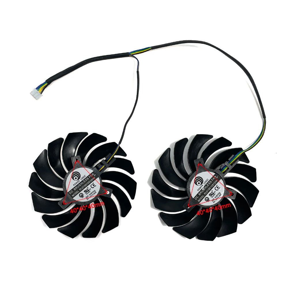 PLD10010S12HH MSI GTX 1080 1070 1060 Ti RX570 1060 1070 1080 용 냉각 팬, 그래픽 카드 쿨러, 95MM DC 12V GTX 580 470 480