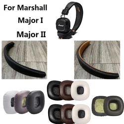 Ear Pads For Marshall Major I II Major 1 & 2 Headphones replacement Ear Covers Earmuffs Ear pillow original headband leather