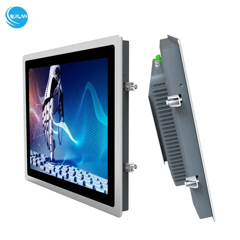 OEM ODM Factory 19 Inch IP65 Waterproof Industrial PC Front Panel Embedded Touch Screen Industrial Panel PC