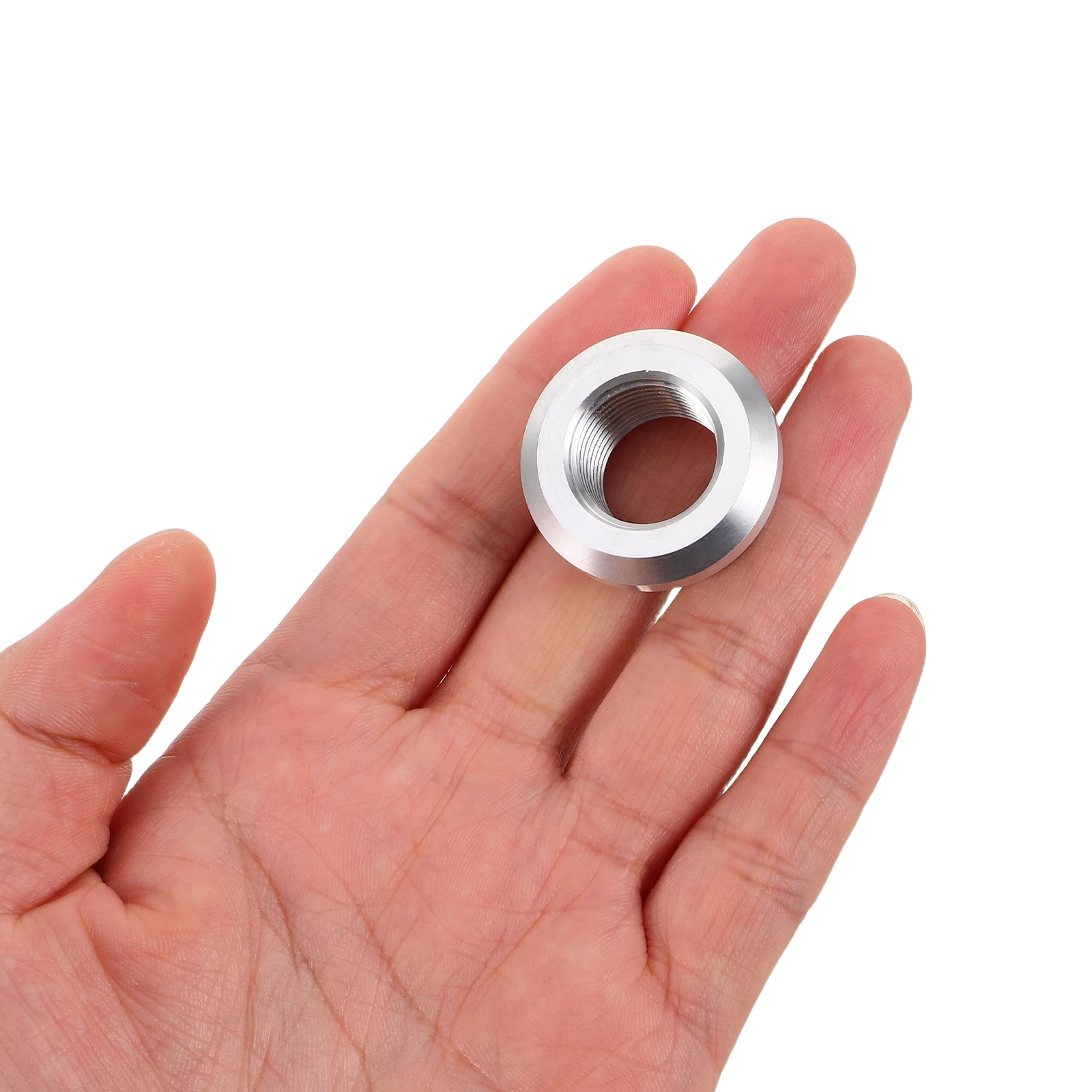 

2pcs Aluminum Female Sensor Adapter Automotive Parts Durable Lightweight Easy Installation Enhances Vehicle Performance Engine