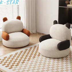 K-star-minisofá de lectura para bebé, sofá esquinero para niños, Panda, silla perezosa, Animal lindo, taburete individual, gran oferta, 2024, envío directo