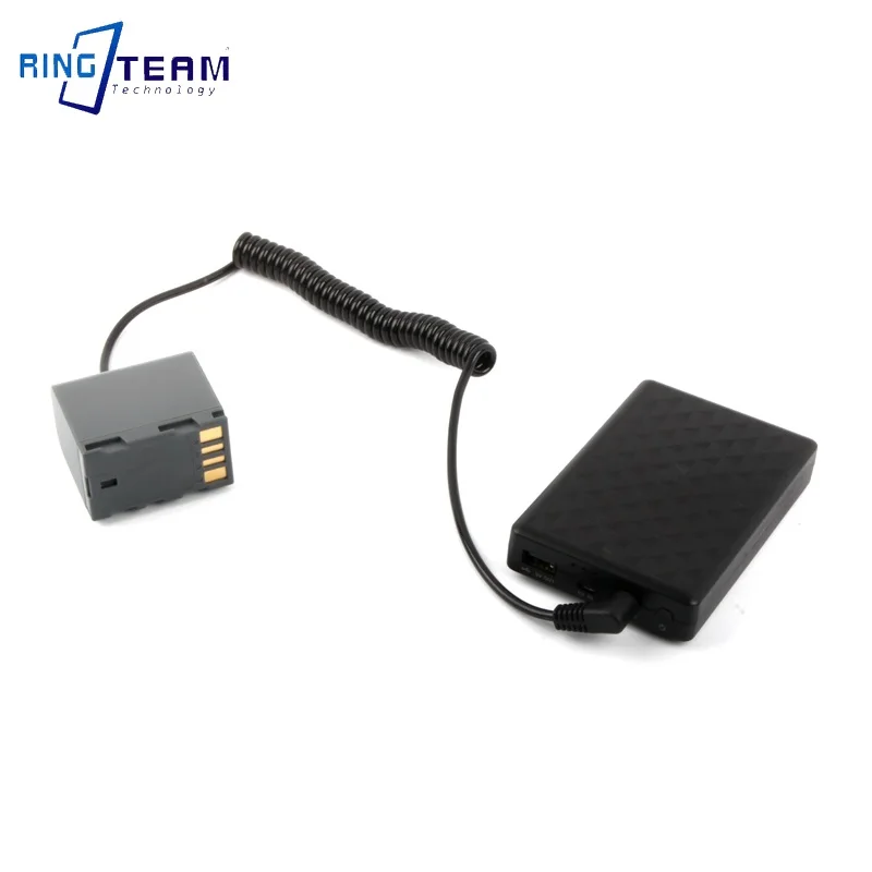 Cable en espiral DC5.5 macho a VF823, acoplador de CC para JVC GZ-HD3, 575, 275, 175, 130, HD30, 430, cámara, batería ficticia de BN-VF823