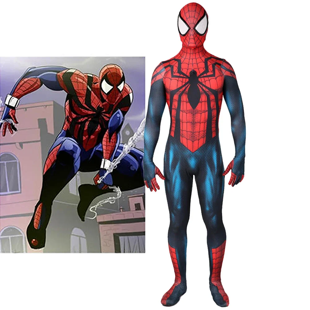 

Scarlet Vol 2 Spiderman Cosplay Costume 3D Printed Home Coming Spandex Zentai Suits Halloween Costume Bodysuit for Adult Kids