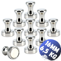 10/20pcs Magnetic Pins Neodymium Magnetic Thumbtacks Magnetic Pushpins Sucker Thumbtack Super Strong For Board Cone Magnets